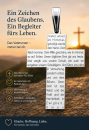 Silberner Kreuz - Anhänger mit Vaterunser lasergraviert